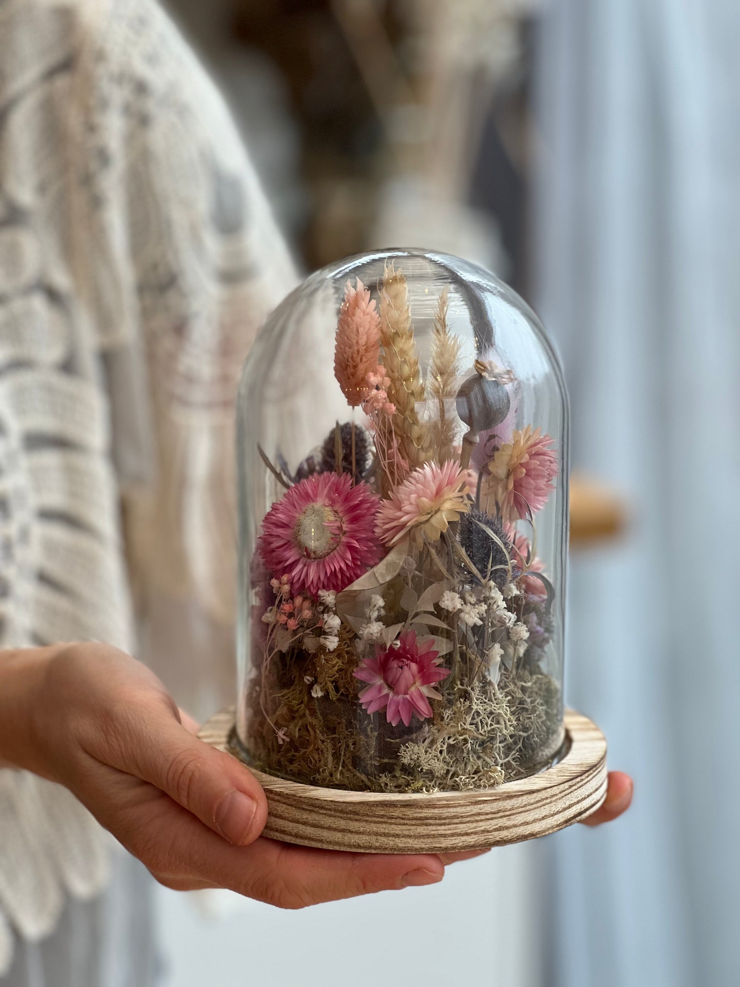 Dried Flower Cloche